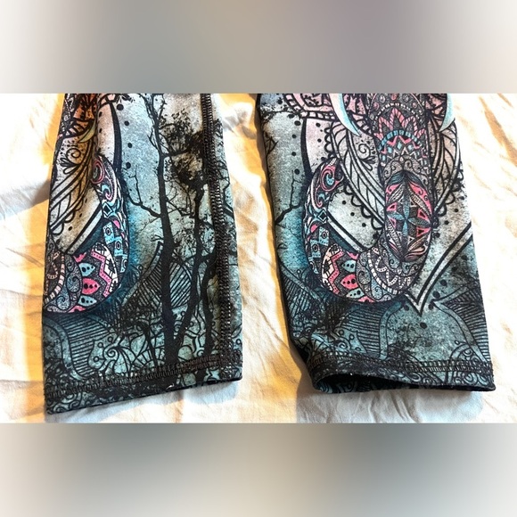 Evolution and Creation Multicolored Patterned Leggings Women’s Size Small - Picture 11 of 13